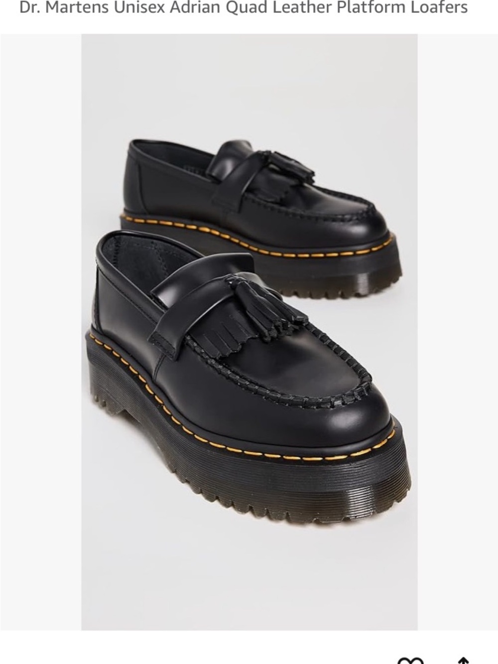 Dr. Martens Adrian black Leather Loafers
